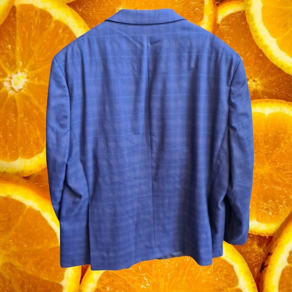 Shaquille O'Neal‎ Blazer Sport Coat Plaid Modern Fit Jacket XLG